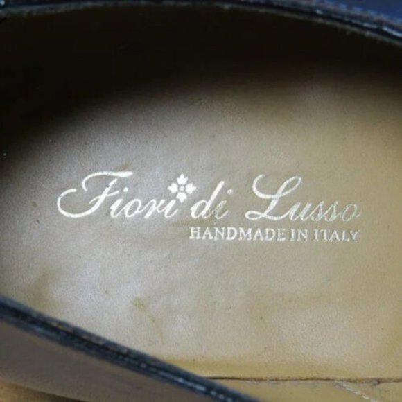 Fiori Di Lusso made in Italy, Goodyear welted, retail $550, men\'s sz8